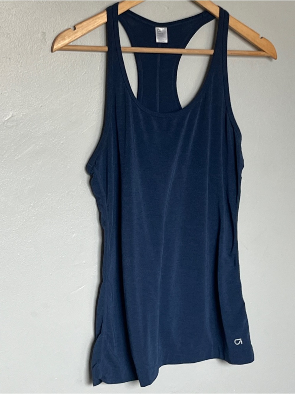 Navy Racerback Tank Top - Picture 2 of 7